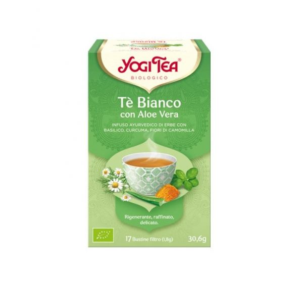 yogi tea te bianco con aloe