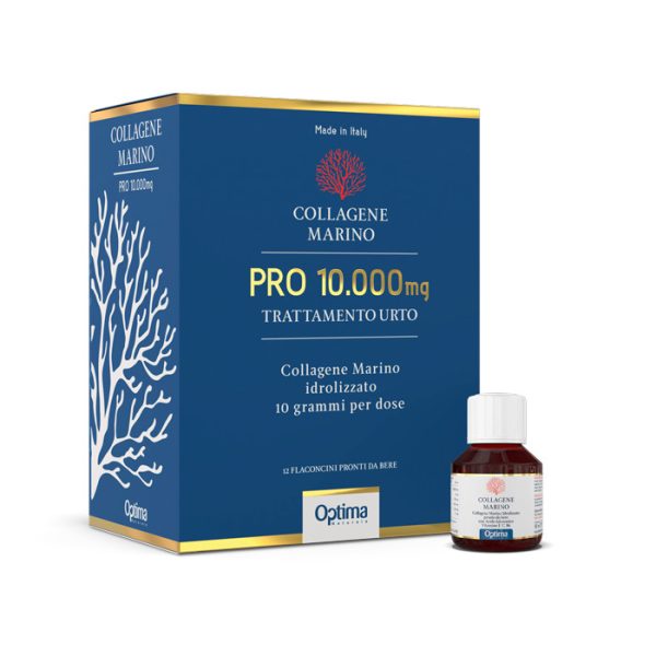 OPTIMA NATURALS Collagene Marino Pro 10.000 mg Trattamento Urto